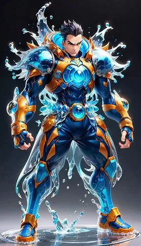 vax figure,skordalia,rein,ora,sea god,ice,iceman,3d man,aquaman,guilinggao,fractalius,dragon li,poseidon,dane axe,steel man,haegen,xiangwei,god of the sea,the ice,leopard's bane,Anime,Anime,General