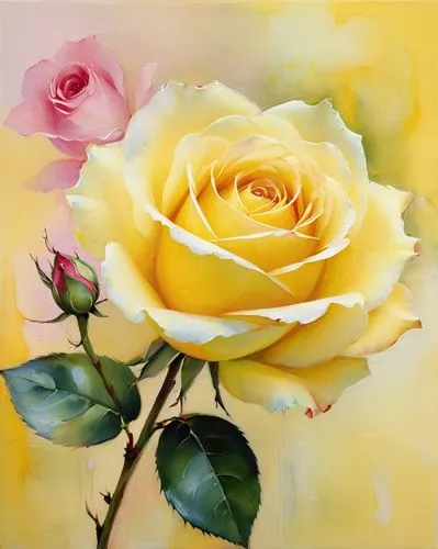 yellow rose background,gold yellow rose,yellow rose,yellow orange rose,flower painting,oil painting on canvas,yellow roses,red-yellow rose,spray roses,oil painting,landscape rose,bright rose,cream rose,romantic rose,bicolored rose,bicolor rose,rose flower illustration,flower rose,yellow sun rose,bibernell rose,Illustration,Paper based,Paper Based 11