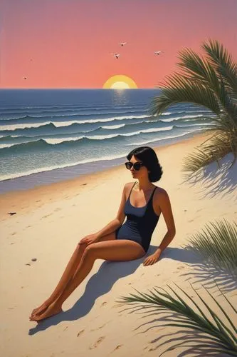 vettriano,hildebrandt,tretchikoff,mcquarrie,colville,art deco woman,donsky,heatherley,holidaymaker,beachcomber,mcquade,bluemner,guenter,nestruev,beach landscape,lacombe,goodall,evanovich,beachgoer,coville,Art,Artistic Painting,Artistic Painting 30