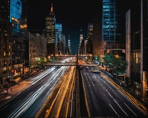 city highway,light trails,city at night,light trail,night highway,chicago night,long exposure,shanghai,new york streets,bqe,paulista,highway lights,philadelphia,milano,phila,guangzhou,longexposure,night photography,atlanta,city lights,Illustration,American Style,American Style 02