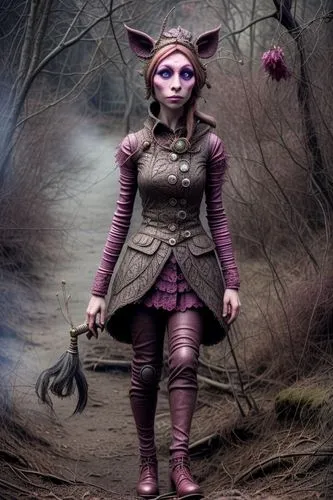 rosa 'the fairy,violet head elf,fae,rosa ' the fairy,coraline,bjd,fairy tale character,faerie,faery,evil fairy,female doll,lavagirl,royo,purple rizantém,la violetta,muffett,bobinska,huntress,dollmaker,veruca