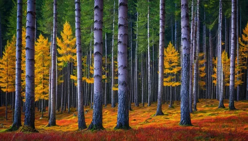 autumn forest,larch forests,coniferous forest,mixed forest,larch trees,autumn trees,spruce forest,pine forest,fir forest,deciduous forest,germany forest,forest landscape,temperate coniferous forest,birch forest,row of trees,the trees in the fall,golden trumpet trees,trees in the fall,spruce-fir forest,larch wood,Photography,Documentary Photography,Documentary Photography 25