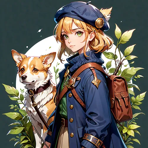 violet evergarden,english foxhound,fox,cute fox,park ranger,a fox,child fox,shiba,fox hunting,vicuña,adorable fox,fennec,little fox,scout,boy and dog,shepherd,adventurer,parka,companion dog,hunting dogs,Anime,Anime,General