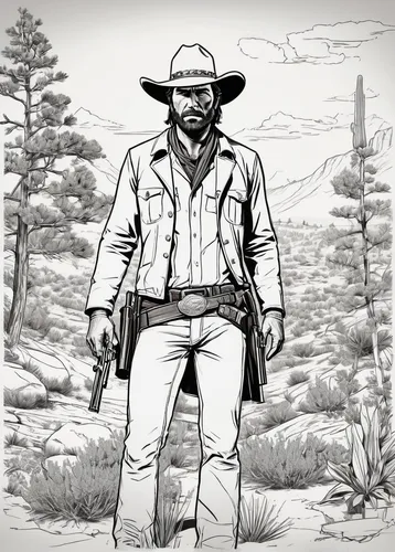 el capitan,gunfighter,american frontier,drover,sheriff,western film,western,rifleman,western riding,cowboy,wild west,john day,cowboy action shooting,cowboy bone,coloring page,cowboy mounted shooting,ranger,chief cook,game illustration,cowboy silhouettes,Unique,Design,Blueprint