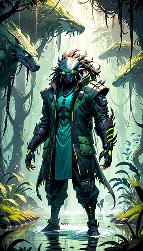 druid,druid grove,forest king lion,forest man,druid stone,shaman,the wanderer,monsoon banner,scandia gnome,game illustration,leopard's bane,waldmeister,patrol,bard,undead warlock,druids,dodge warlock,summoner,forest background,aa,Anime,Anime,Cartoon