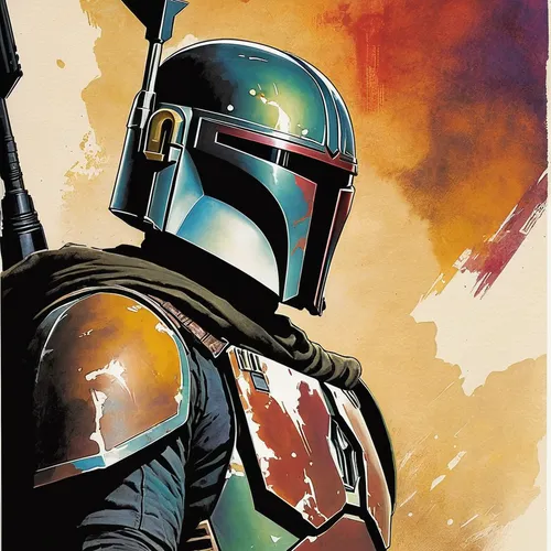 boba fett,boba,cg artwork,droid,force,droids,starwars,overtone empire,star wars,storm troops,lando,doctor doom,sw,empire,luke skywalker,republic,steel helmet,emperor of space,darth wader,clone jesionolistny,Illustration,Paper based,Paper Based 12