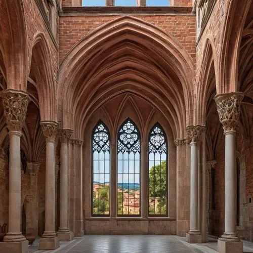 cloisters,cloister,transept,san galgano,romanesque,abbaye de belloc,vaulted ceiling,perpignan,monasterium,maulbronn monastery,arcaded,sanctuary of sant salvador,cloistered,collegiate church,loggia,monastic,abbazia,monastery of santa maria delle grazie,augustins,albi