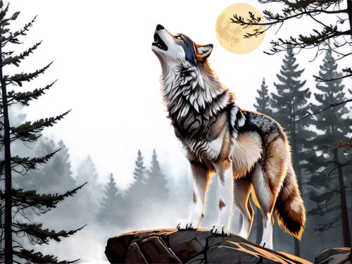 aleu,european wolf,wolfsangel,howling wolf,wolfsthal,wolfsfeld,gray wolf,wolfgramm,timberwolf,blackwolf,wolfsschanze,wolfen,wolpaw,constellation wolf,loup,canis lupus,dusk background,balto,wolffian,atka,Illustration,Black and White,Black and White 05