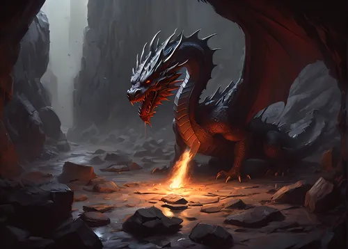 dragonlord,draconic,midir,dragon fire,dragonfire,black dragon,painted dragon,dragonheart,darragon,fire breathing dragon,brisingr,cynder,smaug,firedrake,dragon,gopendra,dragonslayer,targaryen,dragon slayer,forest dragon,Conceptual Art,Fantasy,Fantasy 01