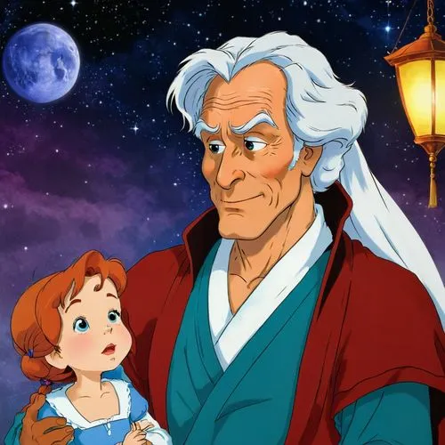 father and daughter,katara,kamille,coran,dadan,frollo,Illustration,Children,Children 01