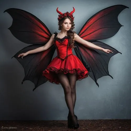 demoness,bedevil,evil fairy,mephistopheles,devilish,devilishly,diable,devil,demonology,lilith,vampyre,red butterfly,deviltry,satana,crinolines,vampy,chiroptera,batwoman,vampyres,cardinalis,Photography,Documentary Photography,Documentary Photography 24