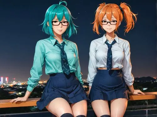 mikulas,anime 3d,vocaloids,hatsune,teal and orange,mikulic,Conceptual Art,Fantasy,Fantasy 34