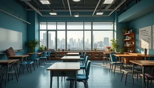 classroom,class room,desks,school design,classrooms,schoolrooms,study room,schoolroom,lunchroom,lunchrooms,staffroom,lecture room,cafeteria,blur office background,conference room,modern office,blue room,clubroom,meeting room,shenzhen vocational college,Photography,General,Realistic