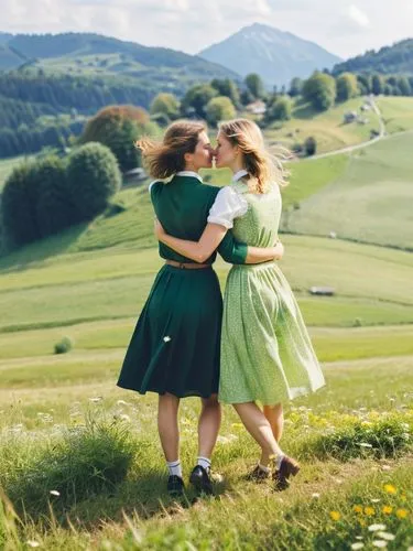 In an idyllic village in the Allgäu, the two former schoolmates Sabine and Birgit finally found time for each other again. A whole month in summer belonged just to them, a time of rediscovery and unex