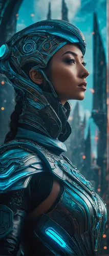 blue enchantress,valerian,monsoon banner,fantasia,symetra,jaya,sci fiction illustration,echo,female warrior,fantasy woman,3d fantasy,aqua,fantasy art,samara,biomechanical,alien warrior,cyborg,cg artwork,neottia nidus-avis,scifi,Photography,General,Fantasy