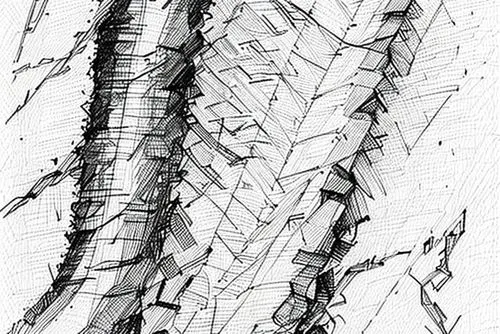 birch tree illustration,birch trunk,spines,pencil lines,crosshatch,rope detail,trees with stitching,tire profile,birch bark,birch tree,woven rope,tree slice,canoe birch,rope-ladder,swamp birch,pencil,tree bark,woven,birch trees,fibers