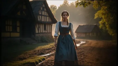 girl in a long dress,dirndl,victorian lady,girl in a historic way,country dress,fraulein,belle,a girl in a dress,vasilisa,girl in the garden,nelisse,liesl,vintage dress,orona,cinderella,girl walking away,woman walking,victorian,vintage woman,kirtle