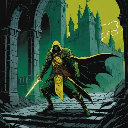 latveria,ragman,drizzt,mysterion,ghul,mughul,Illustration,Black and White,Black and White 12