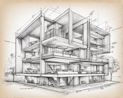 revit,sketchup,passivhaus,house drawing,cantilevers,arquitectonica,architettura,multistorey,cubic house,architect plan,kirrarchitecture,multistory,arquitectura,quadruplex,vivienda,architectura,habitaciones,cohousing,inmobiliaria,modern architecture