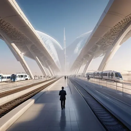 futuristic architecture,megaprojects,randstadrail,high-speed rail,masdar,calatrava,megaproject,superhighways,maglev,skyrail,guideways,esteqlal,sky train,infrastructures,futuristic art museum,velaro,superstructures,mubadala,elevated railway,lusail