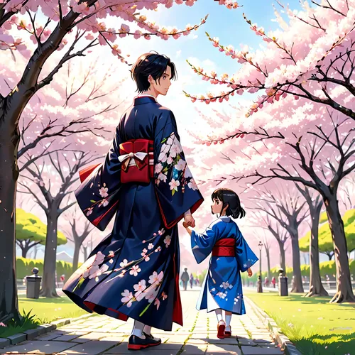 japanese sakura background,sakura trees,sakura background,the cherry blossoms,hanbok,sakura blossoms,sakura flowers,takato cherry blossoms,spring blossoms,anime japanese clothing,cherry blossom festival,kimonos,sakura tree,cherry blossoms,mukimono,sakura blossom,cherry trees,japanese art,kimono fabric,blossoms,Anime,Anime,General