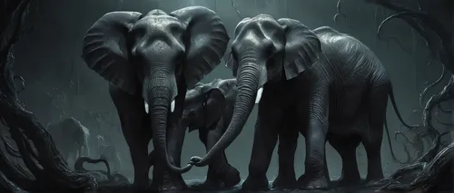 Imagine an emotional moment between an elephant mother and her newborn cub, as they take their first steps together.,elephants,african elephants,elephants and mammoths,elephant herd,cartoon elephants,