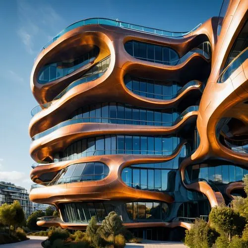 morphosis,futuristic architecture,interlace,hotel w barcelona,hotel barcelona city and coast,futuristic art museum,safdie,honeycomb structure,escala,the hive,building honeycomb,copperopolis,pedrera,modern architecture,bjarke,biomorphic,arcology,kaust,masdar,hadid,Photography,General,Sci-Fi