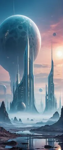 futuristic landscape,homeworlds,homeworld,cardassia,coruscant,alien world,ringworld,fantasy landscape,stellaris,sulaco,alien planet,skyterra,citadels,ordos,barsoom,arcology,extrasolar,primordia,deltha,coldharbour,Photography,Artistic Photography,Artistic Photography 03