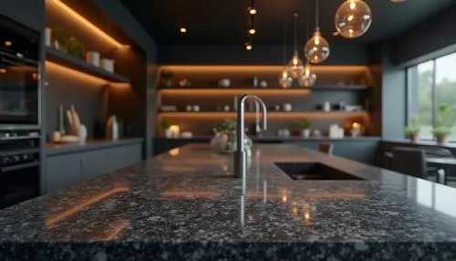 modern kitchen interior,polished granite,kitchen design,countertops,modern kitchen,countertop,granite counter tops,tile kitchen,3d rendering,3d render,kitchen interior,render,kitchen counter,corian,renders,3d rendered,kitchen,modern minimalist kitchen,dark cabinets,dark cabinetry,Photography,General,Realistic