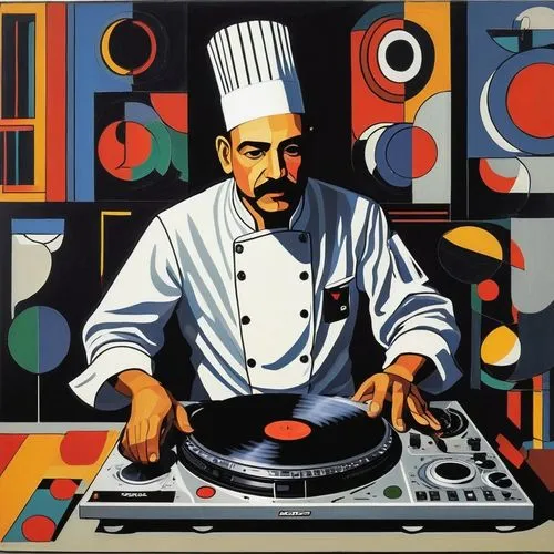 turntablism,turntablist,turntablists,delaunay,dj,turntables,Art,Artistic Painting,Artistic Painting 35