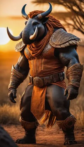 skylander giants,minotaur,tribal bull,oxpecker,bison,wildebeest,warthog,gnu,bull,cape buffalo,cent,rhino,skylanders,brute,butomus,barbarian,hercules,viking,samurai,skordalia,Photography,General,Fantasy