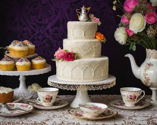 wedding cakes,teacup arrangement,wedding cake,wedding cupcakes,tea party collection,tea service,afternoon tea,high tea,cake buffet,vintage tea cup,coffee and cake,tea party,servies,wedding photography,tea set,tearooms,cup and saucer,cakes,white cake,cream and gold foil,Illustration,Black and White,Black and White 10