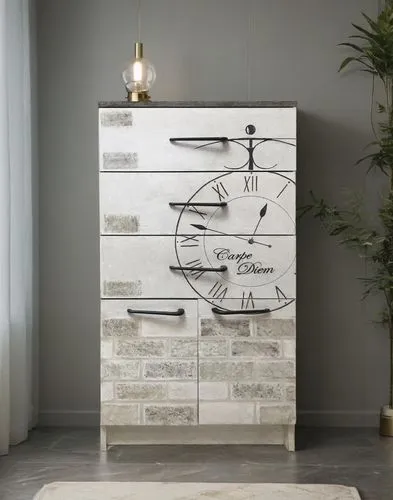 quartz clock,chest of drawers,danish furniture,baby changing chest of drawers,wall clock,metal cabinet,sideboard,storage cabinet,chiffonier,dresser,hanging clock,wall sticker,filing cabinet,armoire,mo