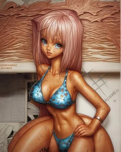 ganguro,female doll,anime 3d,barbie,barbie doll,gyaru,Interior Design,Floor plan,Interior Plan,None