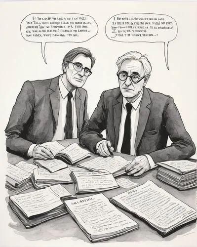 erich honecker,lawyers,business icons,consultants,authorship,writers,business people,matruschka,saurer-hess,journalists,psychoanalysis,klinkel,e-book readers,researchers,agreement,economist,binding contract,businessmen,natural scientists,terms of contract,Illustration,Paper based,Paper Based 21