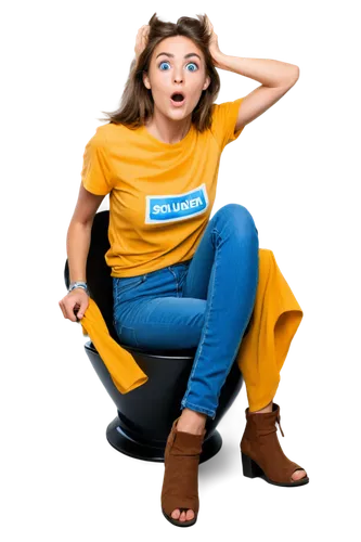 jazzercise,tshirt,sunndi,yellow background,cyanamid,margairaz,saana,kazzia,jodie,marzia,epipen,thighpaulsandra,orangina,arnica,sagarika,transparent background,karen,retro woman,cretu,drosselmeier,Illustration,Paper based,Paper Based 21