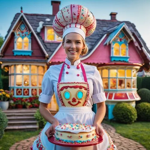 gingerbread maker,the gingerbread house,gingerbread house,bakersville,gingerbread girl,chef,kalinka,whipped cream castle,gingerbread houses,chef hat,doll kitchen,girl in the kitchen,pastry chef,sugarbaker,crispy house,maslenitsa,confectioner,mastercook,dirndl,chef's hat