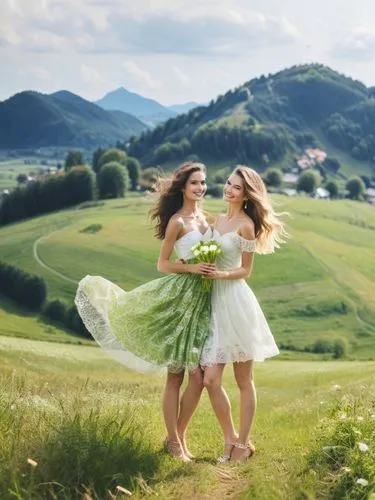 In an idyllic village in the Allgäu, the two former schoolmates Sabine and Birgit finally found time for each other again. A whole month in summer belonged just to them, a time of rediscovery and unex