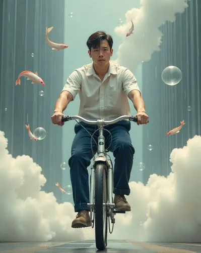 joji,bicycle,unicycle,katsuhito,jianfeng,bicycling