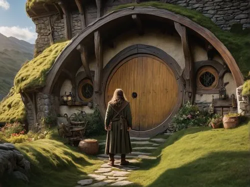 hobbit,hobbiton,jrr tolkien,fairy door,thorin,the threshold of the house,wine barrel,elven,norse,the door,swath,fantasy picture,apothecary,lord who rings,celtic harp,dwarf cookin,potter's wheel,round house,winemaker,fae,Photography,General,Natural