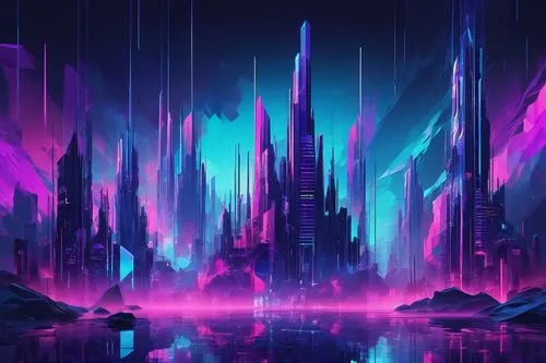 futuristic landscape,purple wallpaper,fantasy city,cityscape,ice castle,ice planet,diamond background,vast,crystals,ultraviolet,fantasy landscape,cube background,metropolis,purpleabstract,cyberpunk,vapor,3d fantasy,background screen,art background,background abstract,Art,Classical Oil Painting,Classical Oil Painting 01