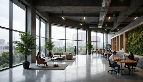 penthouses,modern office,loft,modern decor,sky apartment,contemporary decor,roof garden,meeting room,bureaux,andaz,interior modern design,danyang eight scenic,groundfloor,lofts,conference room,gensler,offices,concrete ceiling,daylighting,lunchroom