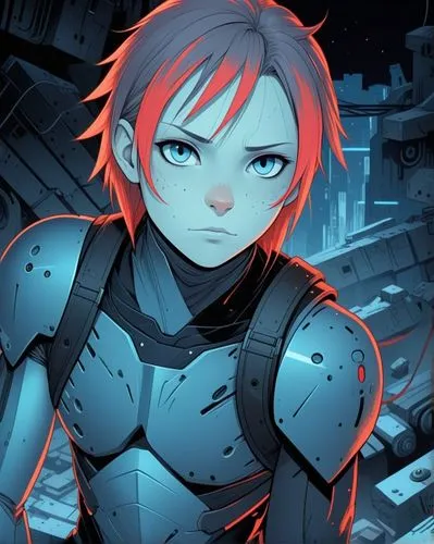 todoroki,naruko,cinnabar,celldweller,lyoko,motoko,Art,Artistic Painting,Artistic Painting 48