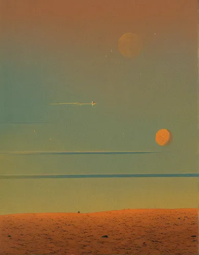 matruschka,horizon,planets,space art,the horizon,planetary system,moons,orange sky,galilean moons,dune,expanse,planet mars,evening atmosphere,dune sea,lunar landscape,pioneer 10,dusk,barren,sky,the so