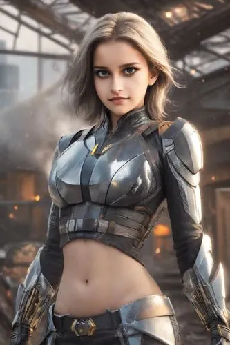 sindel,bulletgirl,lilandra,zhomova,female warrior,domino,vidya,kara,hawkgirl,batallion,superwasp,liora,super heroine,breastplates,brigette,steel,mammadova,kittani,femforce,alita,Photography,Realistic