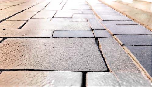 Grey pavement, stone texture, intricate cracks, morning dew, soft sunlight, 3/4 composition, shallow depth of field, warm color tone, cinematic lighting, urban setting, modern architecture, realistic 