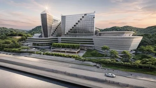 futuristic architecture,hongdan center,south korea,chongqing,shenzhen vocational college,futuristic art museum,danyang eight scenic,daegu,ulsan rock,zhengzhou,chinese architecture,sejong-ro,pyongyang,wolchulsan,dalian,korea,yuanyang,daejeon,nanjing,republic of korea,Architecture,Urban Planning,Aerial View,Urban Design