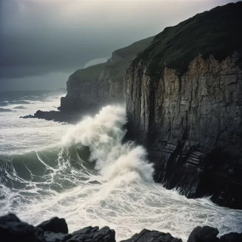 cliff coast,stormy sea,furore,seascapes,rocky coast,cliffs ocean,rogue wave,trevose,northeaster,inishowen,clifftops,sea storm,north sea coast,flysch,sceleton coast,wildcoast,headland,buffeted,pentire,atlantic,Photography,Documentary Photography,Documentary Photography 02