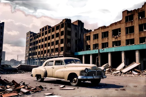 norilsk,post-apocalyptic landscape,postwar,fordlandia,brownfields,post apocalyptic,colorization,holy spirit hospital,aronde,cuba background,hospicio,stalingrad,ingrad,pripyat,dereliction,packard one-twenty,kurilsk,destroyed city,atomic age,derelict,Illustration,Vector,Vector 18