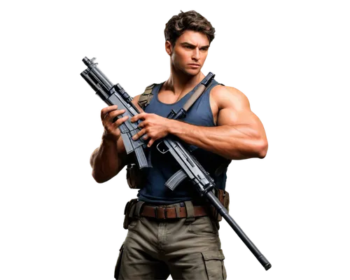 redfield,shirokov,mactavish,bernthal,bsaa,dieck,commando,armbrust,dragunov,turok,barret,man holding gun and light,axton,sudikoff,derivable,biehn,dudikoff,holstered,lautner,marksman,Art,Classical Oil Painting,Classical Oil Painting 05